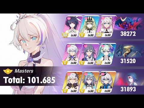 Honkai Impact - Memorial Arena (Master) W61 - Jizo [38272]* HoD [31520]* DXY [31893]