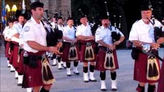 Irish Thunder Pipes & Drums play the Chapel at Valley Forge Park  8-14-13