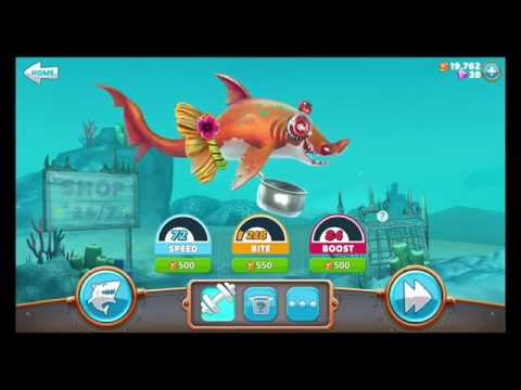 Hungry Shark World Giant Squid The First Sea Monster Boss