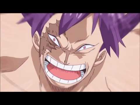 Luffy (Tankman) Final Blow vs Cracker (One Piece english sub)
