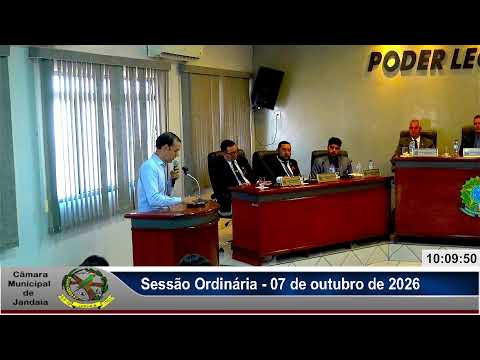 Sessão Legislativa Câmara Municipal de Jandaia - Goiás