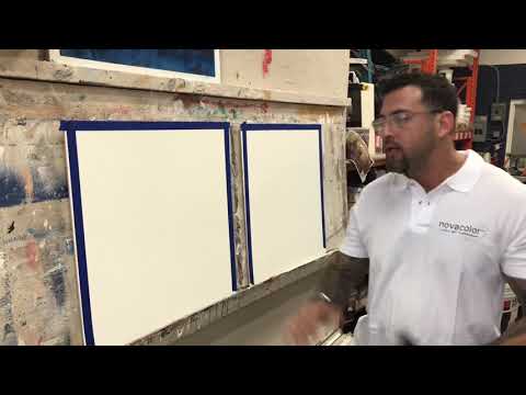 Venetian plaster Marmorino Ks smooth application.