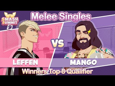 Leffen vs Mang0 - Winners Top 8 Qualifier Melee Singles - Smash Summit 9 | Fox vs Falco