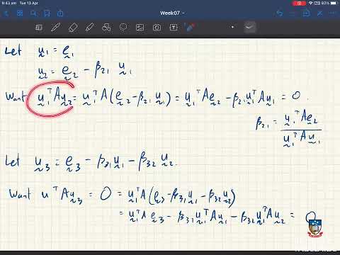 Conjugate directions: definition and properties