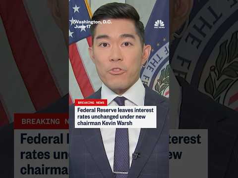 Federal Reserve leaves interest rates unchanged under new chairman Kevin Warsh