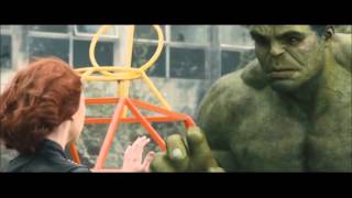 Black Widow & Hulk Romantic Scenes - Avengers  Age of Ultron