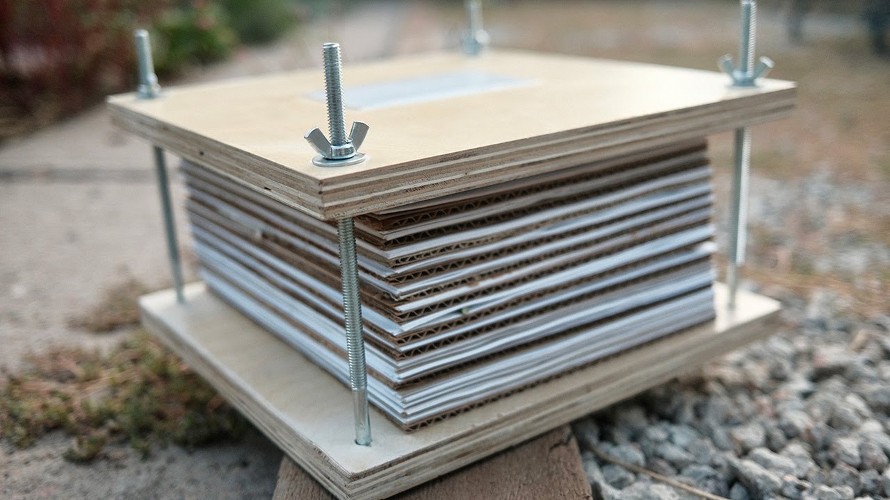 How To Make a Flower Press