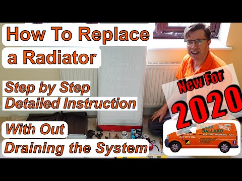 How to Replace a Radiator with out draining the system