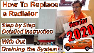 How to Replace a Radiator with out draining the system