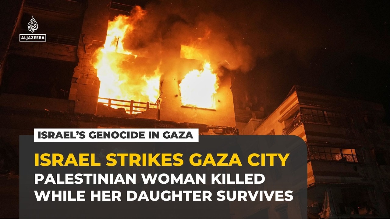 Israeli strike on Gaza City apartment kills Palestinian woman, daughter rescued