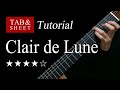 Clair De Lune Guitar Lesson TAB
