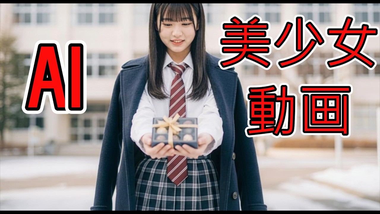 【AI美少女】【生成AI動画】バレンタインの美少女 たち【AIgirls】【AIvideo】