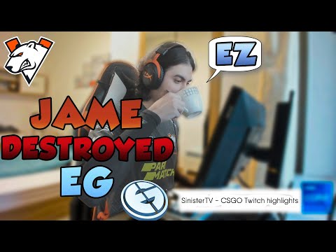 JAME DESTROYED EG | DEV1CE DID THE "S1MPLE AWP FAKE FLASH" TRICK | CSGO TWITCH HIGHLIGHTS