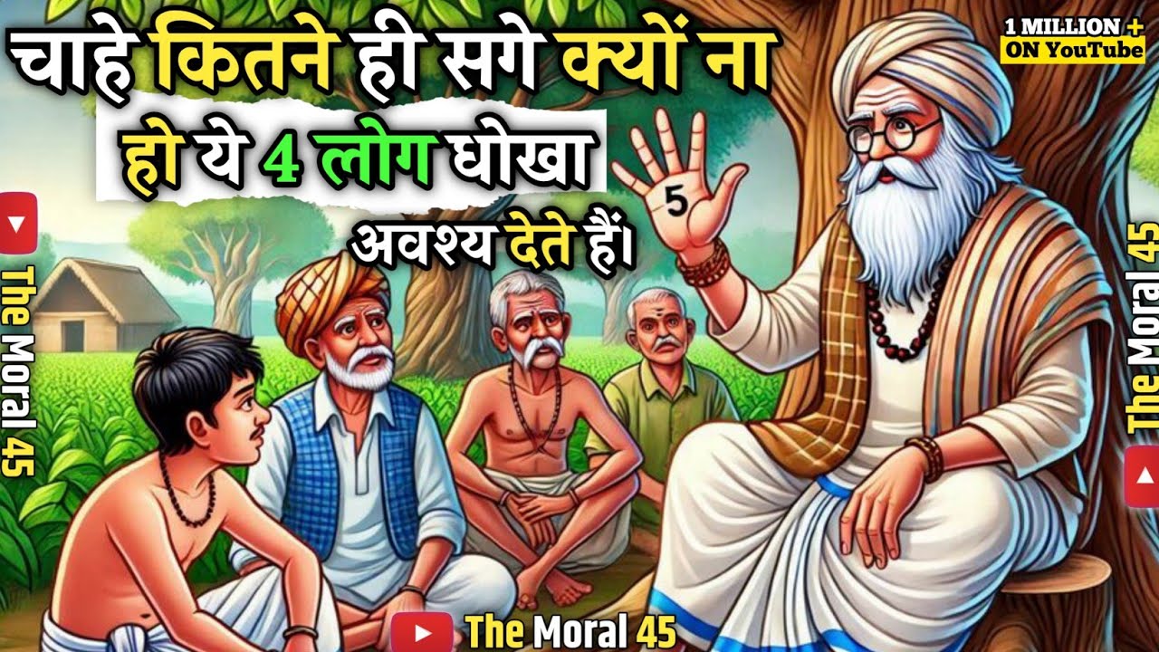 चाहे कितने ही सगे क्यों ना हो ये 4 लोग धोखा अवश्य देते हैं॥ Life Changing stories॥ The Moral 45