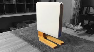 making PC bracket，Mini computer base，wood stand