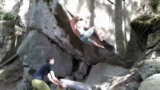 Video thumbnail of Rubikon, 7C. Kamienna Gora