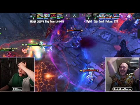 Epic Comeback (Throw) from 47K networth down 3v4 by Dendi, Bulldog & BSJ in ARDM charity showmatch