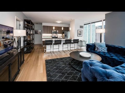 Tour a new luxury 2-bedroom, 2-bath at Streeterville’s North Water apartments
