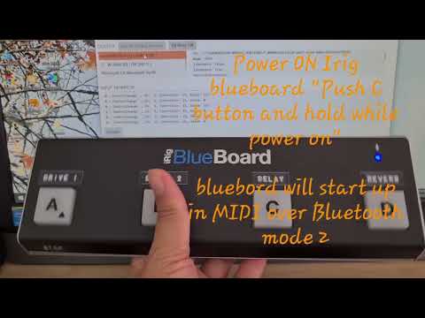 How to use iRig blueboard (ios) on WINDOW 100% work fine !