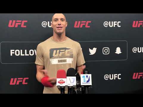 UFC San Antonio: James Vick Open Workout Scrum