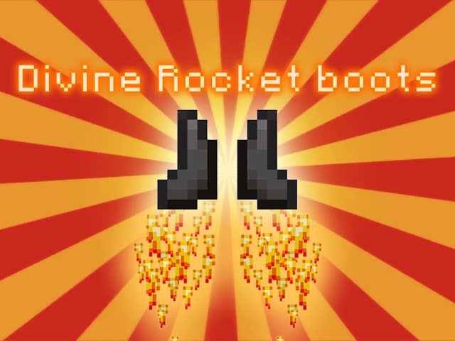 🔥Divine Rocket boots🔥 Minecraft Data Pack
