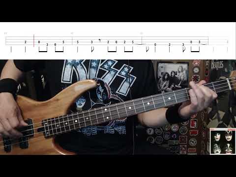 Sure Know Something by Kiss - Bass Cover with Tabs Play-Along