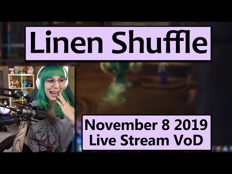 Turning Linen into Enchanting Mats! - November 8 2019 Live Stream VoD