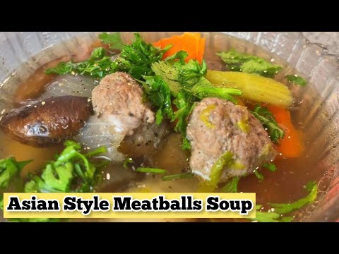 Meatball Soup With Vegetables | The Best Food For Your Soul @CookingWithPZ