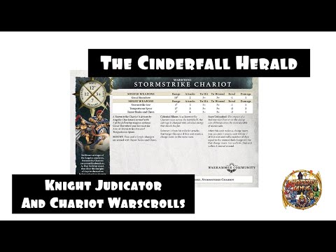 The Cinderfall Herald: Knight Judicator and Chariot Warscrolls