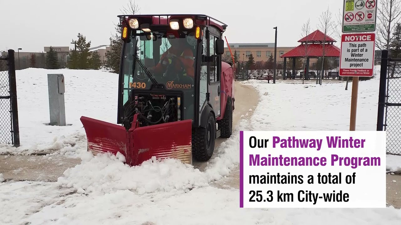 Winter Parks Pathway Maintenance Program in Markham