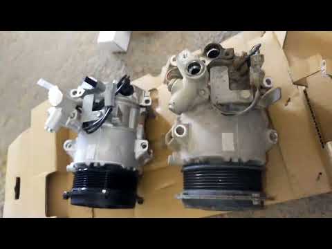 Toyota Hiace A/C Compressor Replacement From 2017 To 2019 Model In Video