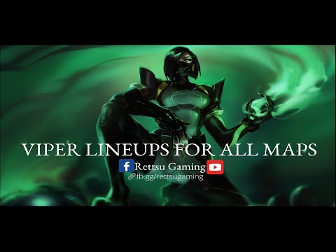 Viper Lineups for ALL MAPS 2022- Valorant