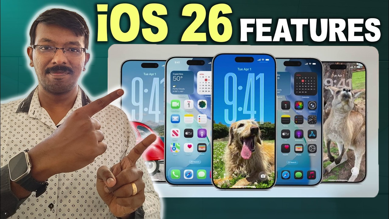 iOS 26 Features 🍎 தெரிக்கவிடும் Apple iPhone iOS 26 Update 🔥 Full Features!