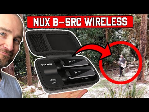 NUX B-5RC Guitar Wireless Pack Review (Outdoors & Indoors Test)