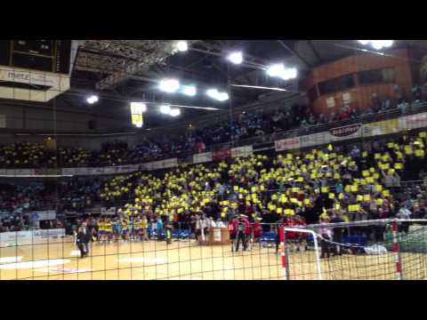 Metz Handball - Zalau : Tifo d'avant match