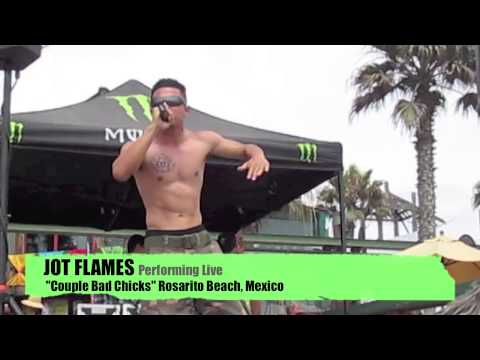 Jot Flames Performing Live Papas and Beer Rosarito Beach Mexico (July 2013)