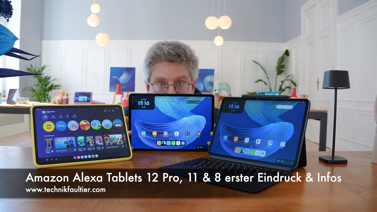 Amazon Alexa Tablets 12 Pro, 11 & 8 erster Eindruck & Infos