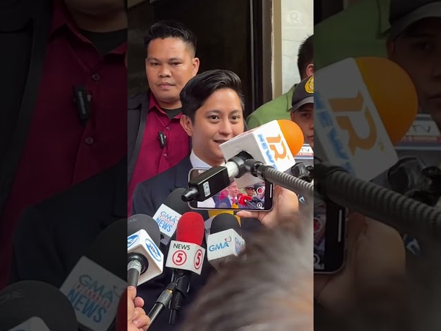 Sandro Marcos, presidential son, asks for closed door hearing at ICI