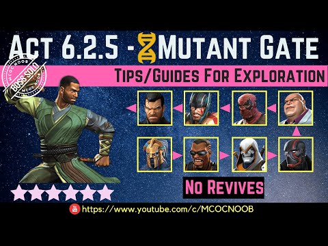 MCOC: Act 6.2.5 - Mutant Rarity Gate - Tips/Guide - No Revives - Story quest