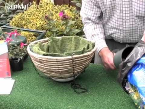 RainMat - Hanging Basket Watering Storing Mats