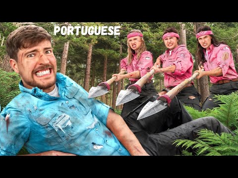 Homens vs Mulheres Sobrevivem na Natureza por $500000