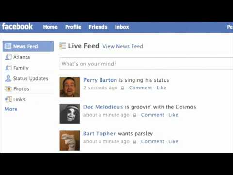 Facebook Status Update Song (Mini-Song #1)