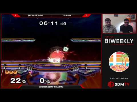 SDSU Biweekly 64 - Dr. Light (ICs) vs. Younger (Falco) - SSBM Winners Semis - Smash Melee