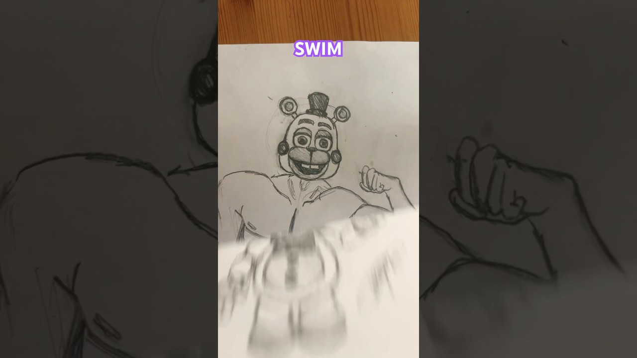 let me in your ocean— SWIM🤩 #fnaf #helpy #drawing #trend @Dawko