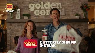 Golden Corral 🥩🍤 “To Go Huzzah” AYCE Steak & Butterfly Shrimp (2026, ENG)