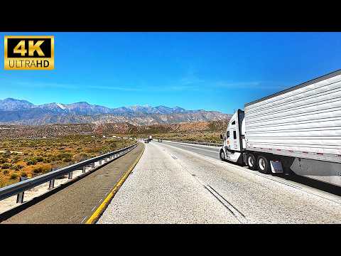 Los Angeles to Las Vegas Complete Scenic Drive | California to Nevada in 4K