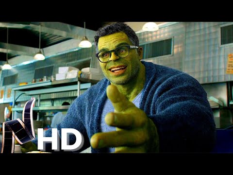 Smart Hulk Diner Scene - Avengers: Endgame (2019) Movie Clip HD