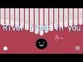 River flows in you by Yiruma Kalimba Cover with Easy Tabs (Keylimba App)