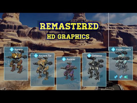 War Robots #REMASTERED Ravana, Cerberus, Leech, Tyr, Purusuer Gameplay