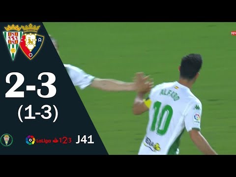 Gol de Alfaro (1-3) en el Córdoba 2-3 Osasuna | Liga 1,2,3 2018/19